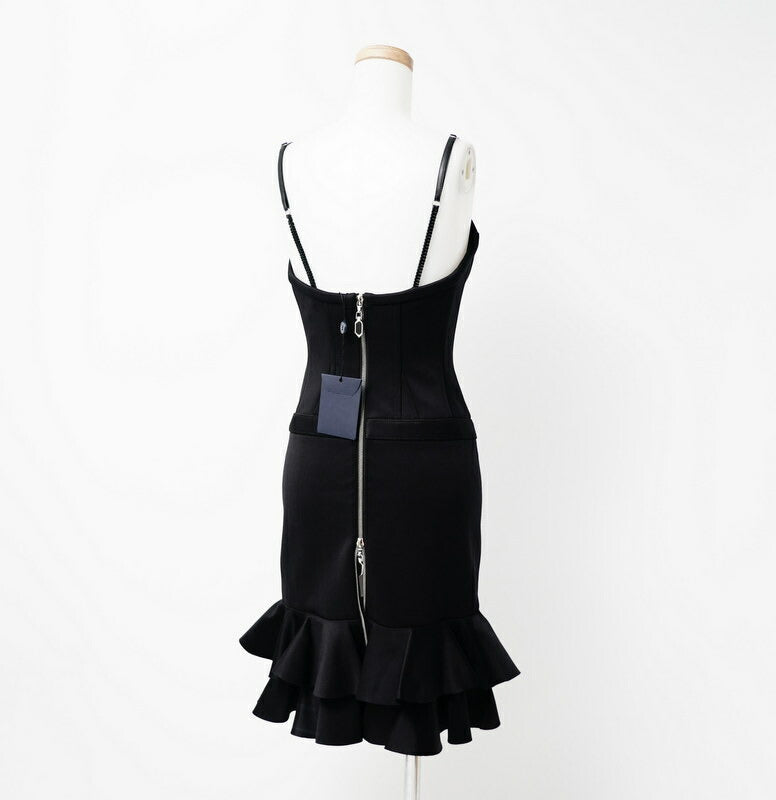 LOUIS VUITTON one piece FHR017XBD A195 Nylon black Women 34 Used Authentic