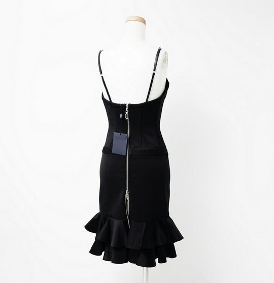 LOUIS VUITTON one piece FHR017XBD A195 Nylon black Women 34 Used Authentic