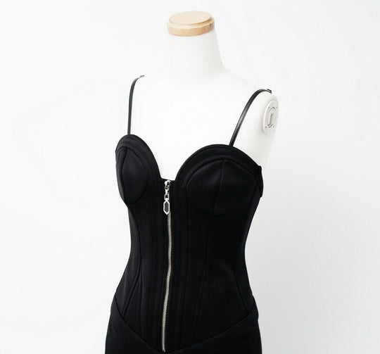 LOUIS VUITTON one piece FHR017XBD A195 Nylon black Women 34 Used Authentic