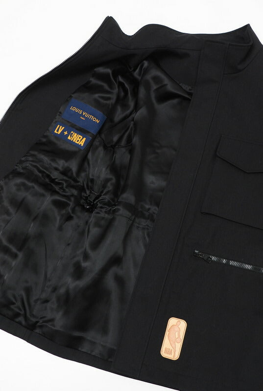 LOUIS VUITTON Jacket RM212M DE1 HLK10E Outer material: 62% cotton, 38% nylon black mens 48 Used Authentic