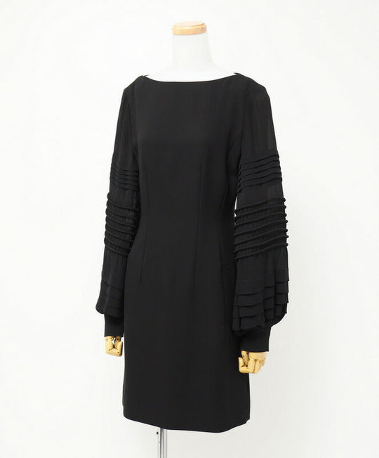 LOUIS VUITTON one piece FGRO44HOJ 983N silk black Women 34 Used Authentic