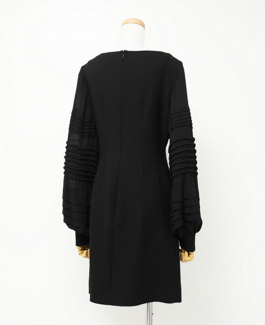 LOUIS VUITTON one piece FGRO44HOJ 983N silk black Women 34 Used Authentic