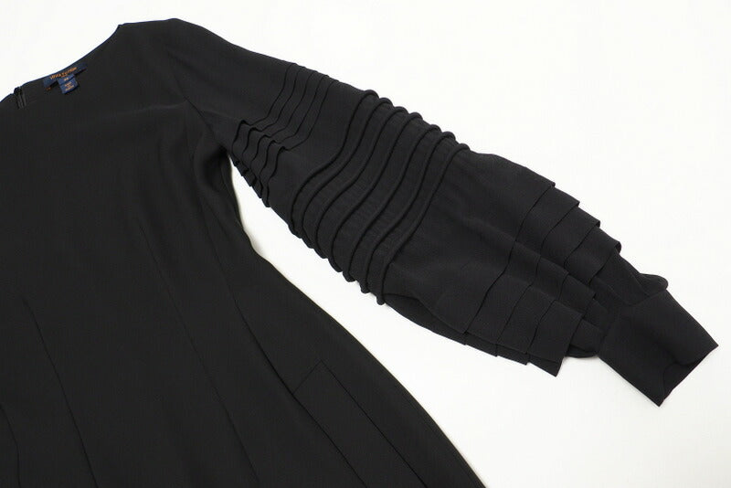 LOUIS VUITTON one piece FGRO44HOJ 983N silk black Women 34 Used Authentic