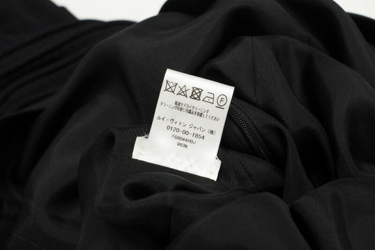 LOUIS VUITTON one piece FGRO44HOJ 983N silk black Women 34 Used Authentic