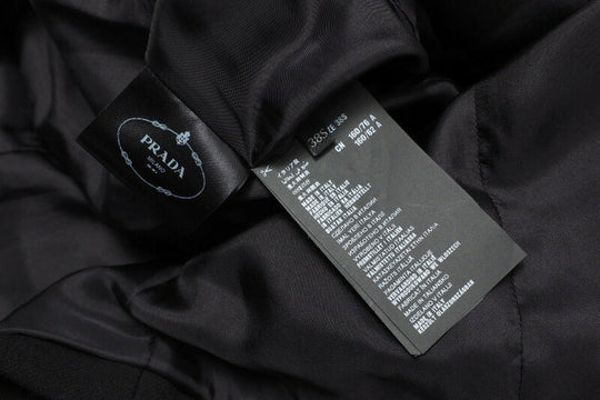 PRADA one piece P31U0 wool black Women 38S Used Authentic