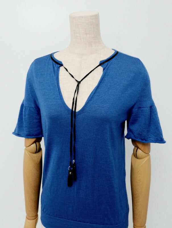LOUIS VUITTON knit FAKS07ON0 knit blue Women XS Used Authentic