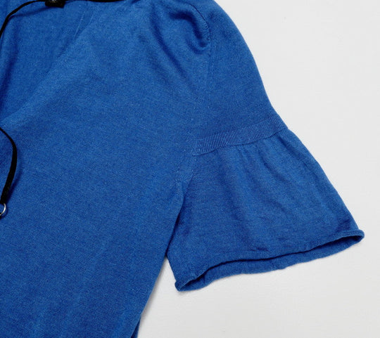 LOUIS VUITTON knit FAKS07ON0 knit blue Women XS Used Authentic