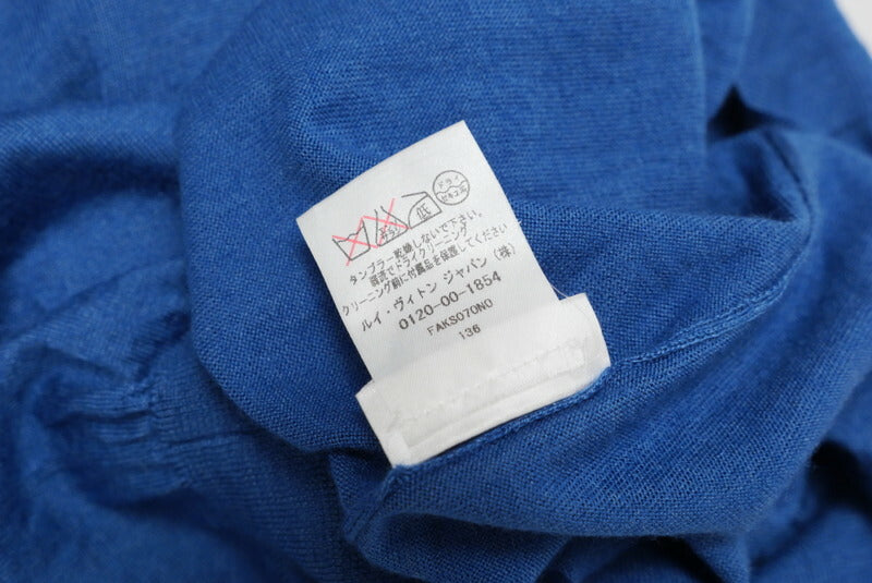 LOUIS VUITTON knit FAKS07ON0 knit blue Women XS Used Authentic