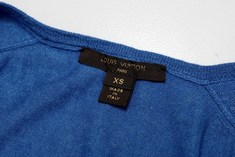 LOUIS VUITTON knit FAKS07ON0 knit blue Women XS Used Authentic
