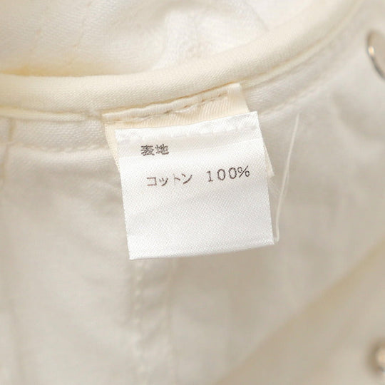 LOUIS VUITTON Denim pants Monogram denim white Women 40 Used Authentic