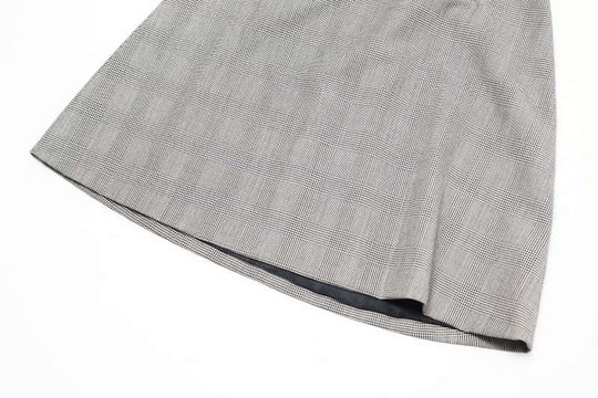 PRADA one piece P33R8 8162 1L5I Acetate 72% Rayon 28% Bottom 100% Wool Black Grey Women 42 Used Authentic