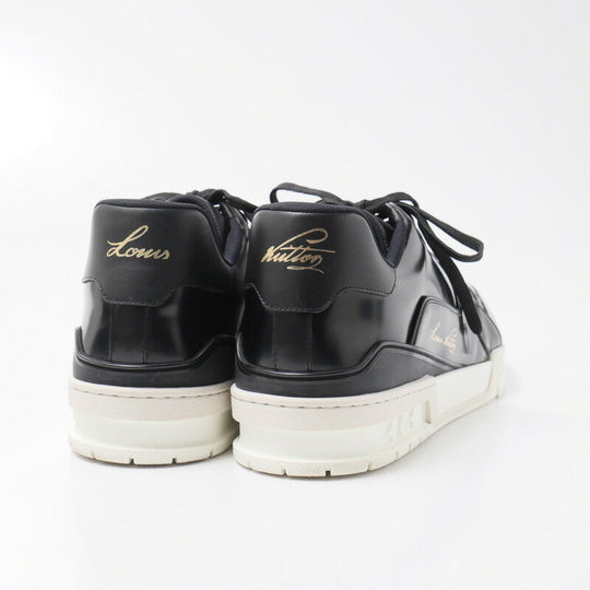 LOUIS VUITTON sneakers BM0280 Patent leather black mens 10 Used Authentic