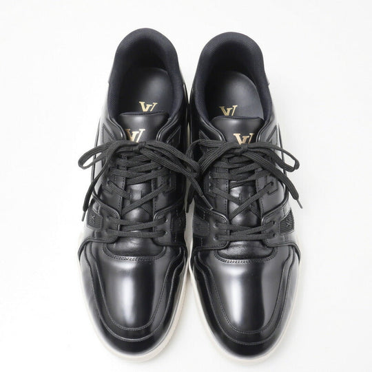 LOUIS VUITTON sneakers BM0280 Patent leather black mens 10 Used Authentic