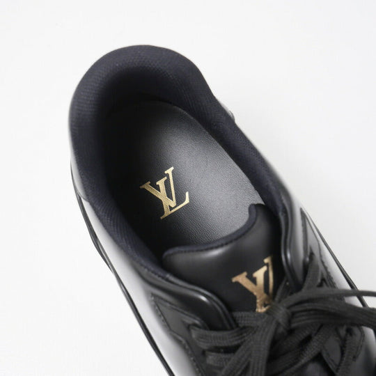 LOUIS VUITTON sneakers BM0280 Patent leather black mens 10 Used Authentic