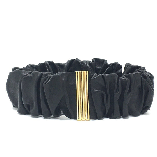 JIL SANDER belt leather black Waist belt 2020 model Women S Used Authentic