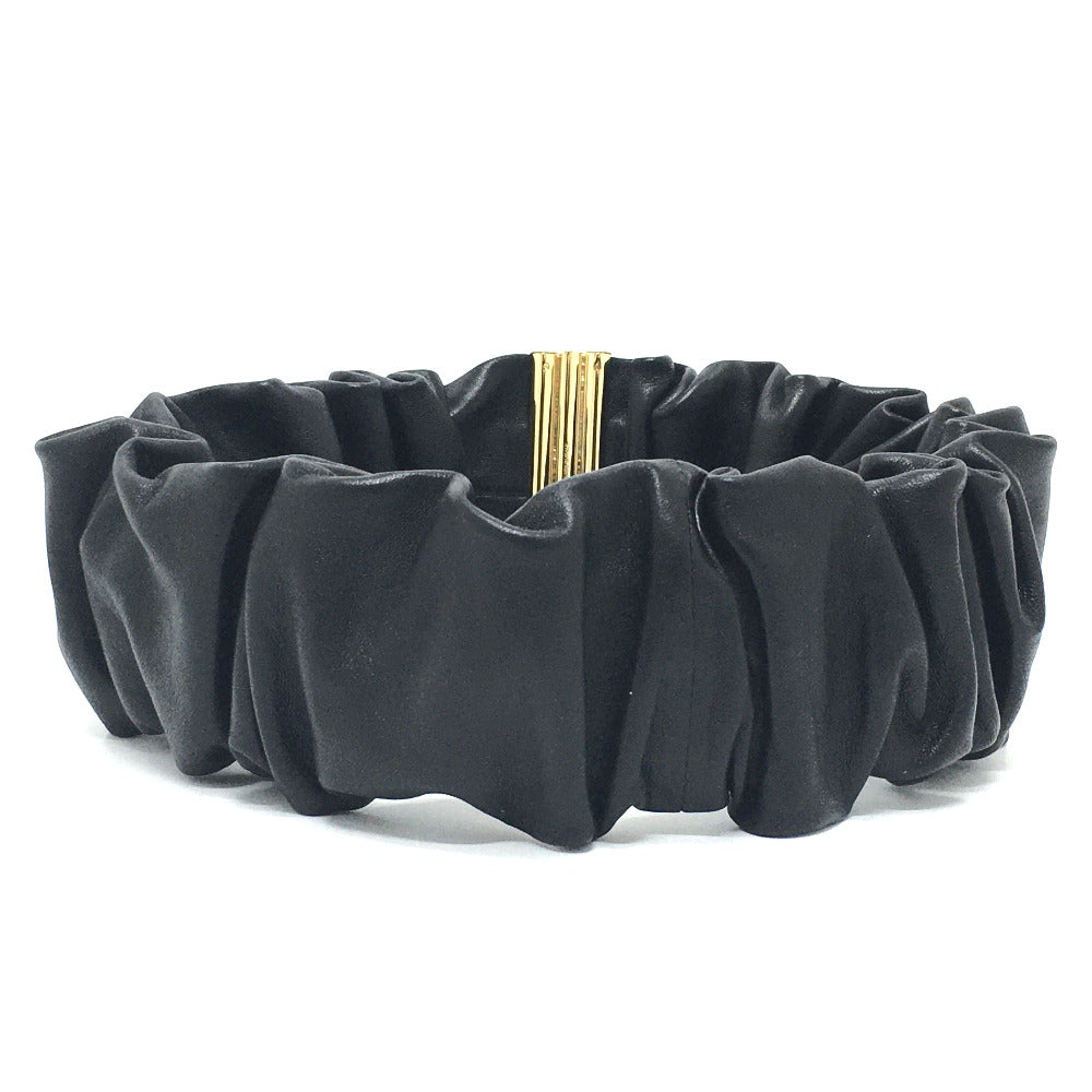 JIL SANDER belt leather black Waist belt 2020 model Women S Used Authentic