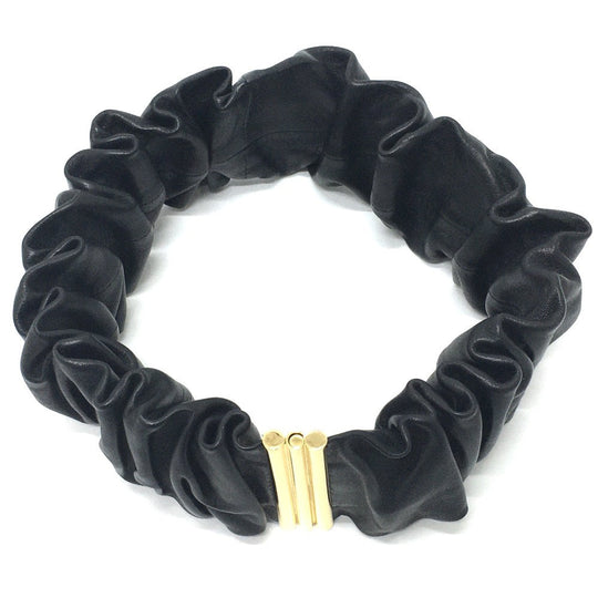 JIL SANDER belt leather black Waist belt 2020 model Women S Used Authentic