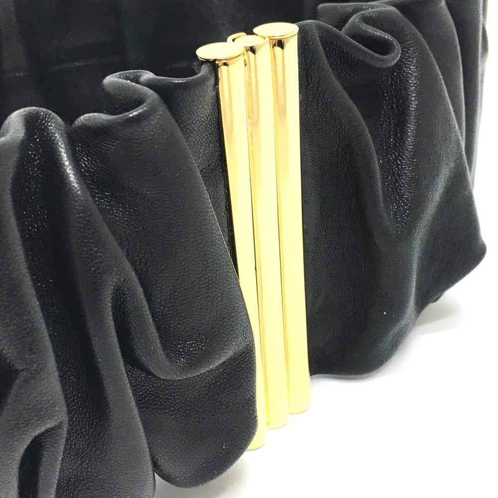 JIL SANDER belt leather black Waist belt 2020 model Women S Used Authentic
