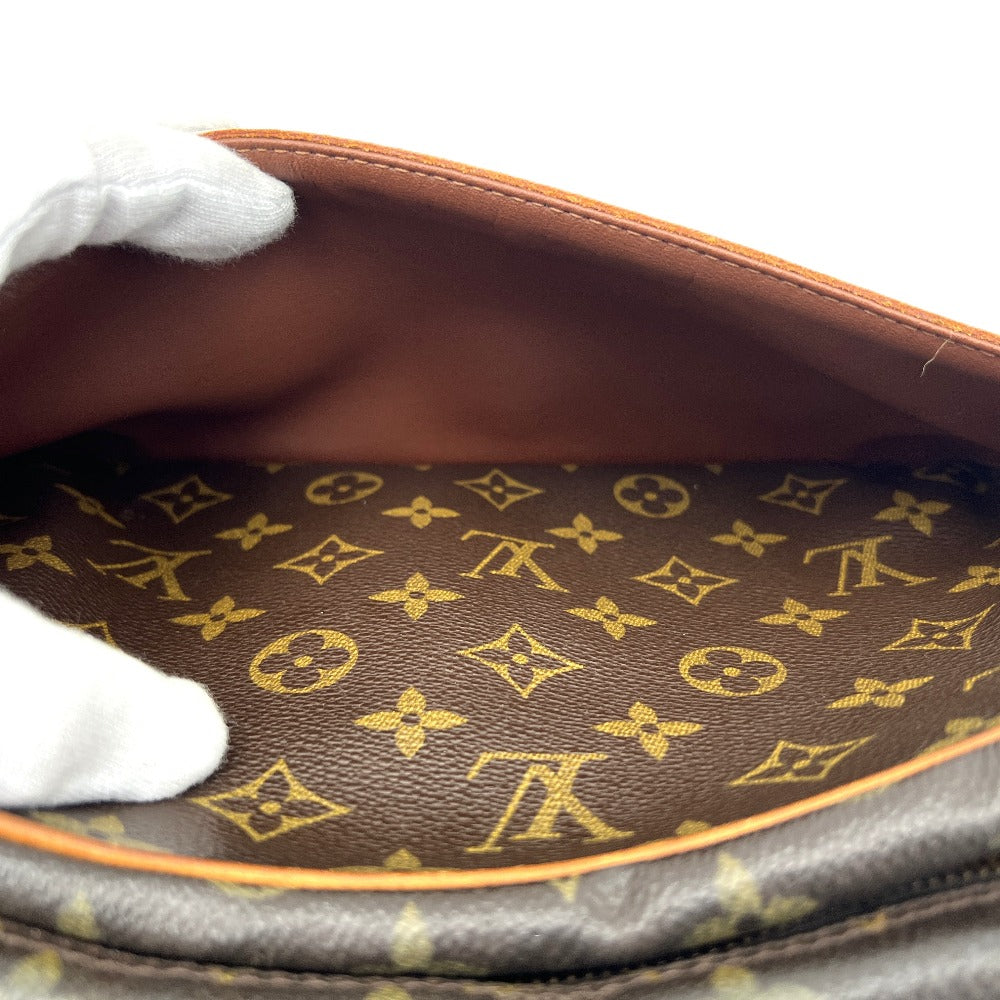 LOUIS VUITTON business bag M51845 Monogram canvas Brown Compiegne 28 Used Authentic