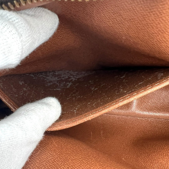 LOUIS VUITTON business bag M51845 Monogram canvas Brown Compiegne 28 Used Authentic