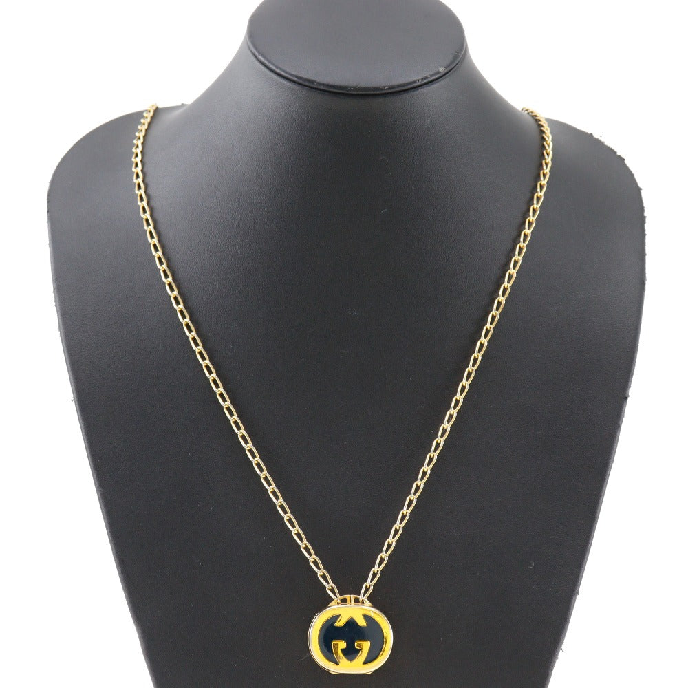 GUCCI Necklace Plated Gold gold rocket mens(Unisex) Used Authentic