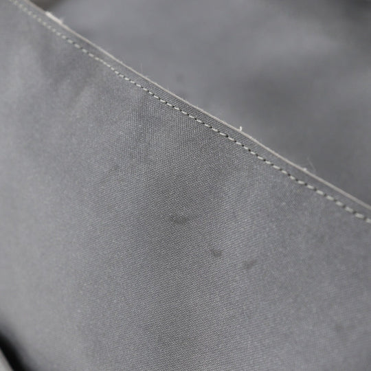 CHANEL Tote Bag Nylon gray Sports line logo Women Used Authentic