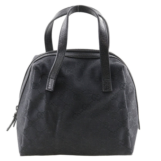 GUCCI Handbag 124542 GG canvas black Women Used Authentic