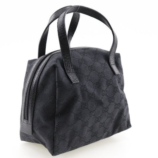 GUCCI Handbag 124542 GG canvas black Women Used Authentic