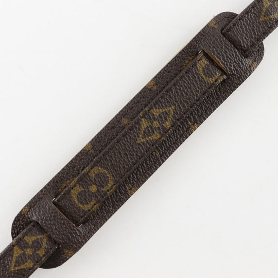 LOUIS VUITTON Shoulder strap Monogram canvas Brown unisex(Unisex) Used Authentic