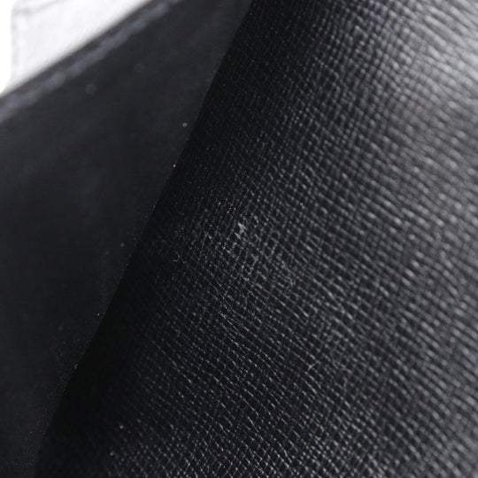 LOUIS VUITTON Bill Compartment M31002 Taiga black Porto Cartes Crdit mens Used Authentic