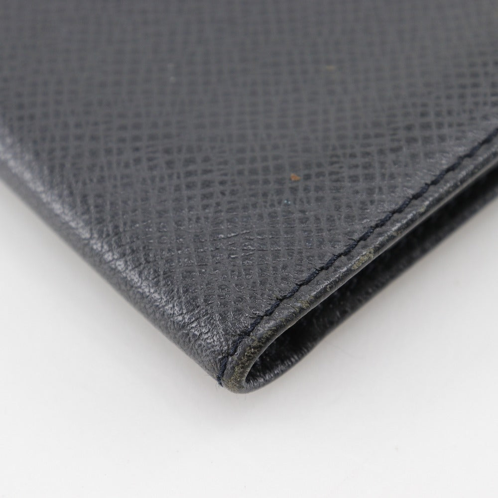 LOUIS VUITTON Bill Compartment M31002 Taiga black Porto Cartes Crdit mens Used Authentic