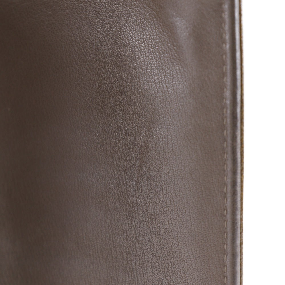CHANEL Long Wallet Purse enamel bronze COCO Mark Women Used Authentic