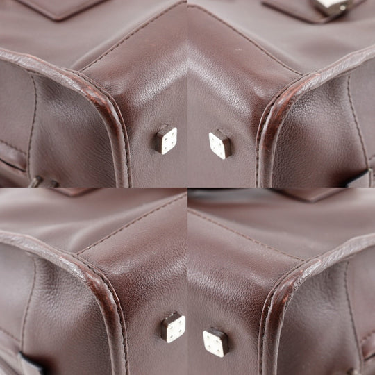 LOEWE Handbag Calfskin Brown Americana 28