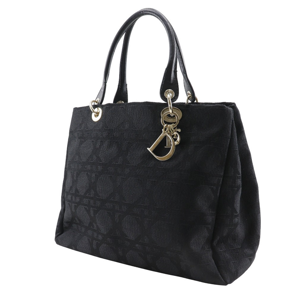 Christian Dior Tote Bag JCA449449 Nylon canvas black Canage Women Used Authentic