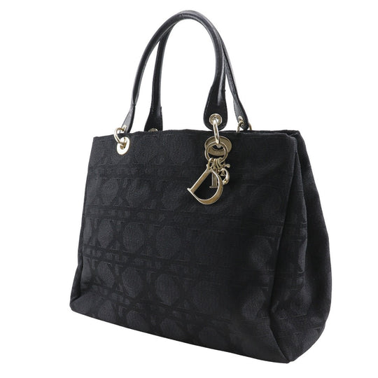 Christian Dior Tote Bag JCA449449 Nylon canvas black Canage Women Used Authentic