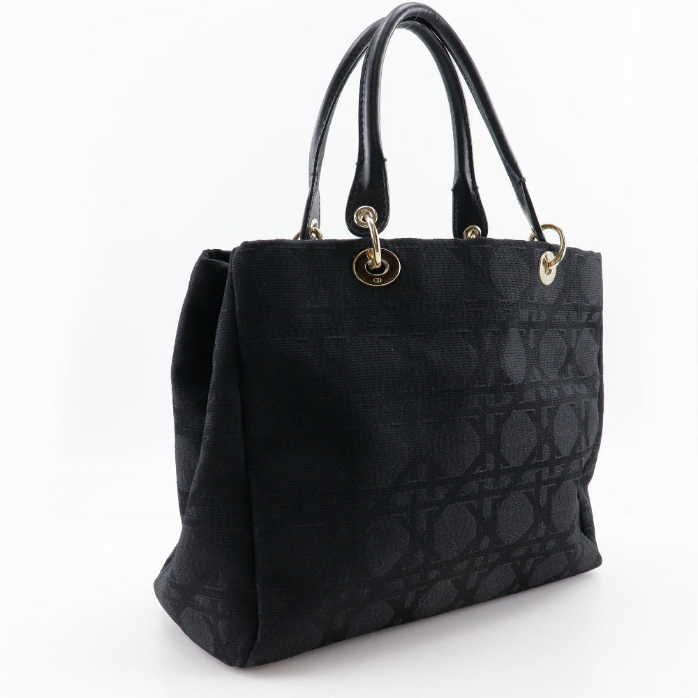 Christian Dior Tote Bag JCA449449 Nylon canvas black Canage Women Used Authentic
