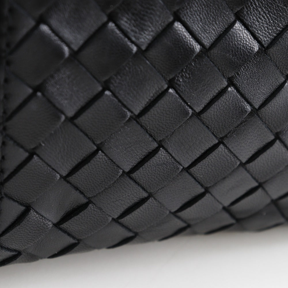 BOTTEGAVENETA Shoulder Bag lambskin black INTRECCIATO