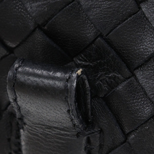 BOTTEGAVENETA Shoulder Bag lambskin black INTRECCIATO