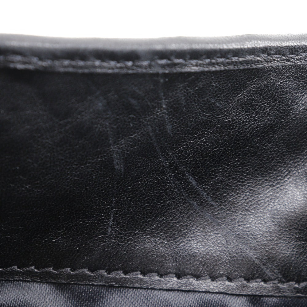 BOTTEGAVENETA Shoulder Bag lambskin black INTRECCIATO