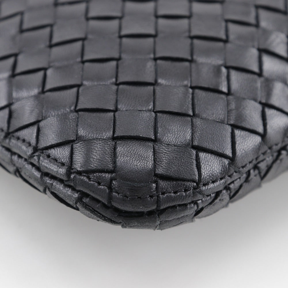 BOTTEGAVENETA Shoulder Bag lambskin black INTRECCIATO
