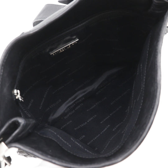BOTTEGAVENETA Shoulder Bag lambskin black INTRECCIATO