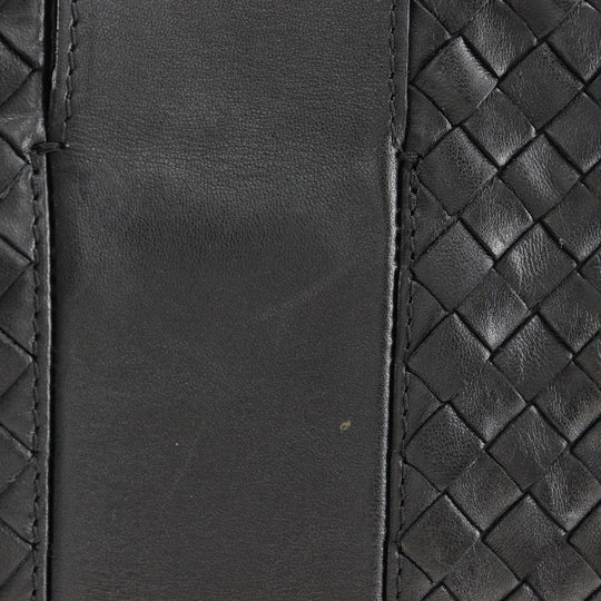 BOTTEGAVENETA Shoulder Bag lambskin black INTRECCIATO