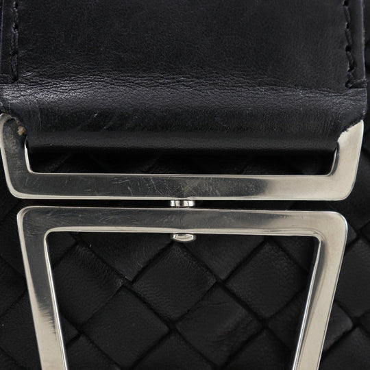 BOTTEGAVENETA Shoulder Bag lambskin black INTRECCIATO
