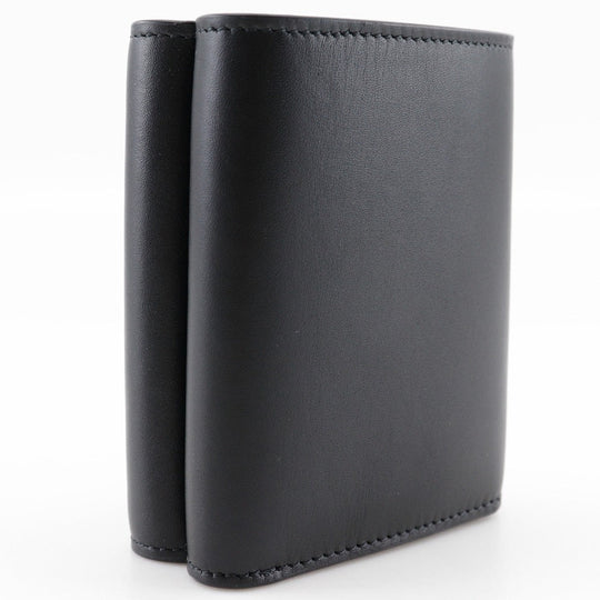 LOEWE Tri-fold wallet C565TR2X04 Calfskin black Triford mens Used Authentic