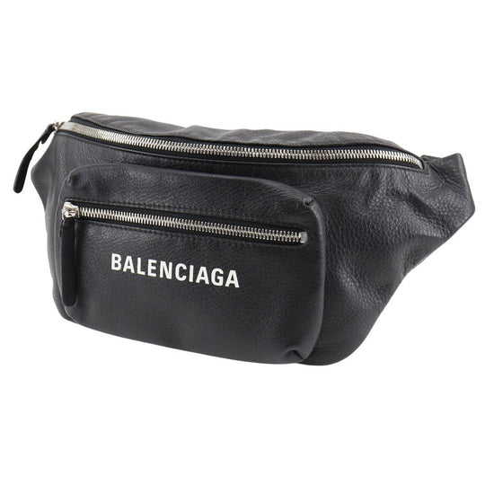 BALENCIAGA Waist bag 529765 DLQ4N 1000 leather black Every day unisex(Unisex) Used Authentic