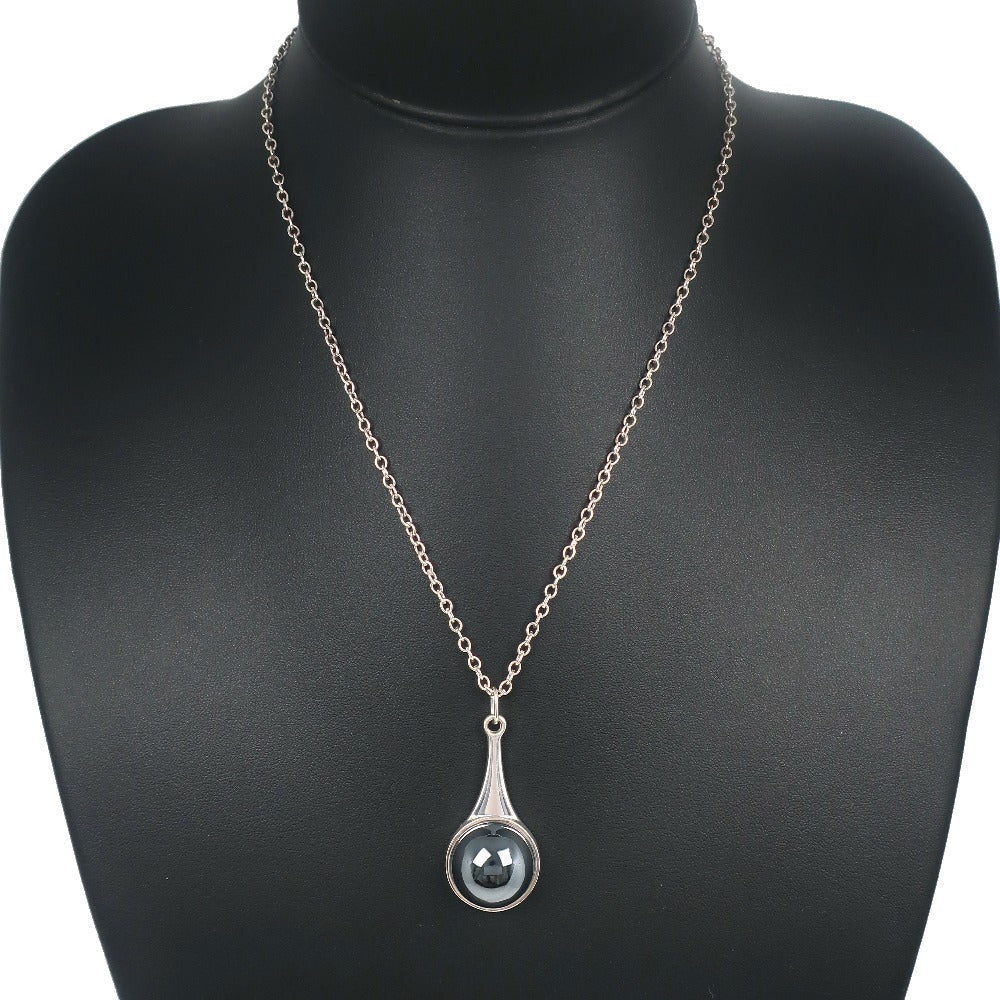 Georg Jensen Necklace Silver925, Hematite Silver unisex(Unisex) Used Authentic