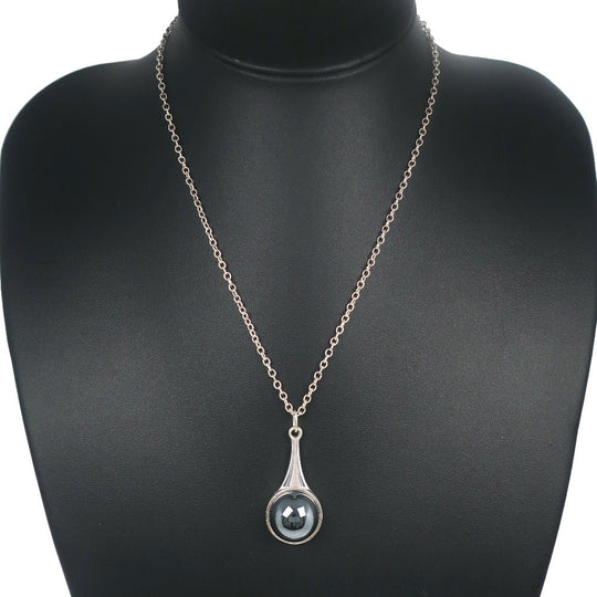 Georg Jensen Necklace Silver925, Hematite Silver unisex(Unisex) Used Authentic