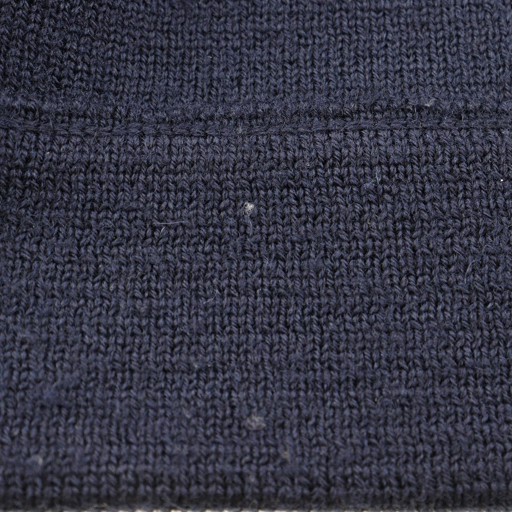 GUCCI sweater cotton Navy Zip up mens XL Used Authentic
