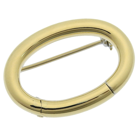 Pomellato Brooch K18 yellow gold gold Circle unisex(Unisex) Used Authentic