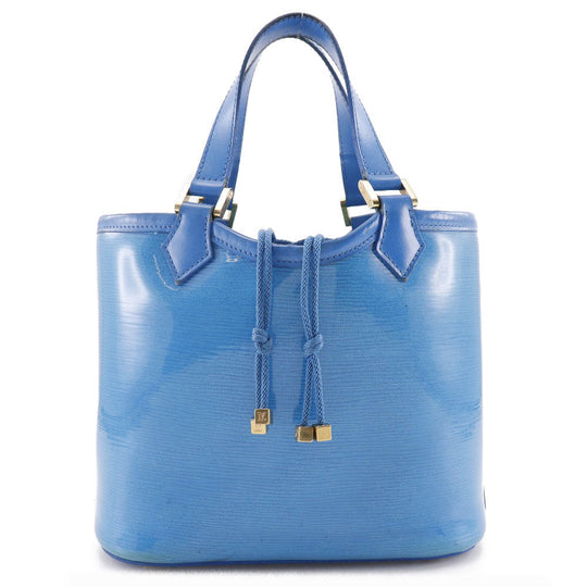 LOUIS VUITTON Handbag M92472 pile light blue Epiplage Mini lagoon bay Women Used Authentic
